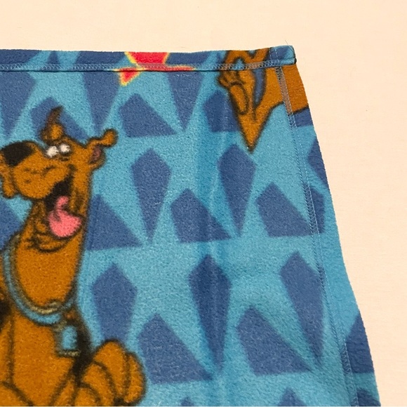 Vintage Scooby Doo Blue Fleece Blanket - Picture 16 of 16